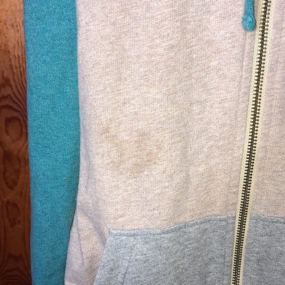 Patagonia Full Zip Sweater Hoodie Organic Cotton small color block sweatshirt​ - Picture 2 of 6